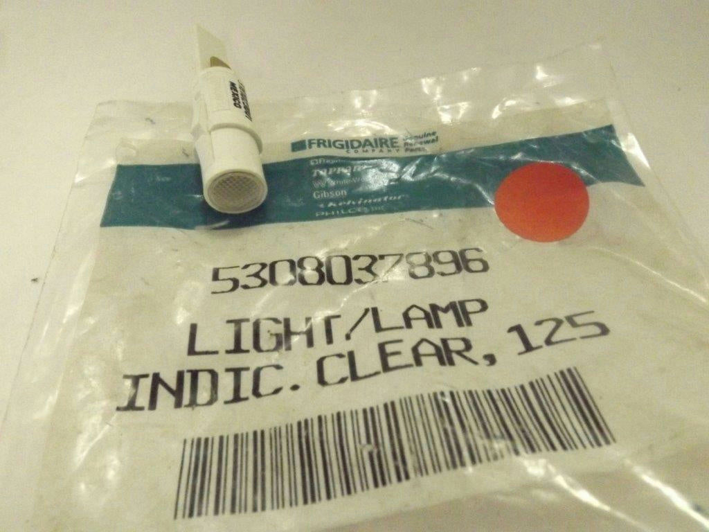 FRIGIDAIRE ELECTROLUX STOVE 5308037896 CLEAR INDICATOR LIGHT NEW FRIGIDAIRE ELECTROLUX STOVE 5308037896 CLEAR INDICATOR LIGHT NEW